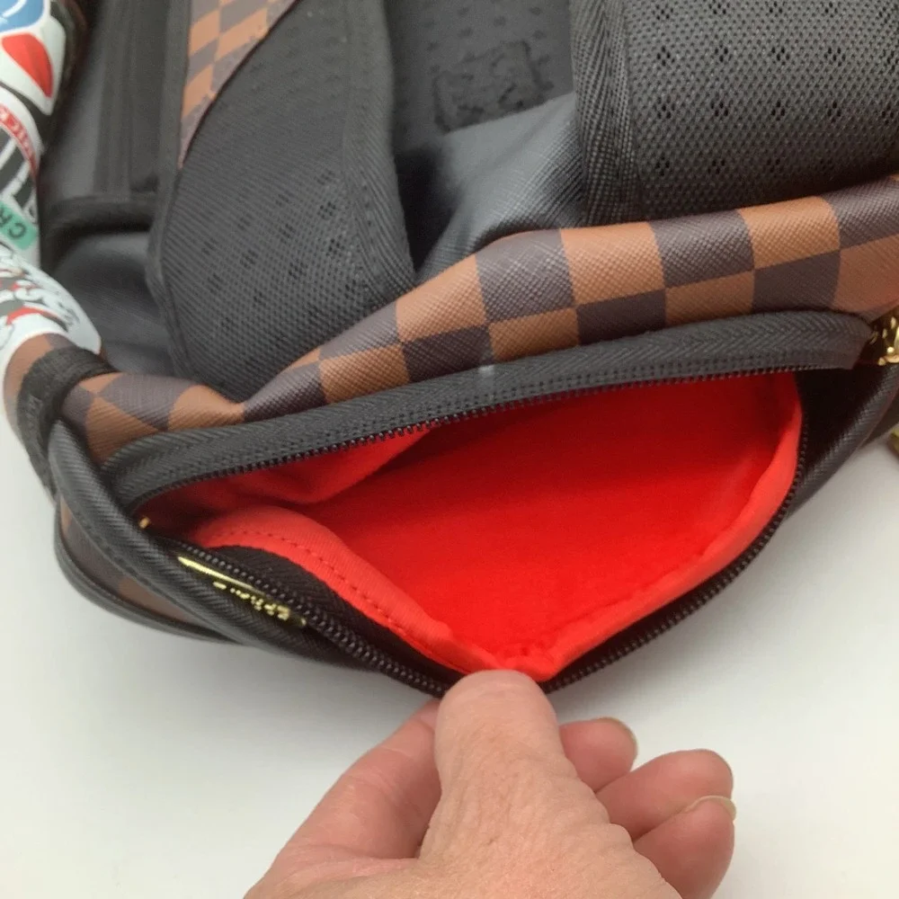 Sprayground x Disney Mickey Mouse Special Edition Checkered Backpack NWT